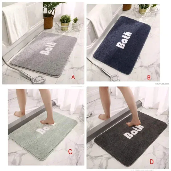 2pcs Kitchen mats with rubber super non-slip