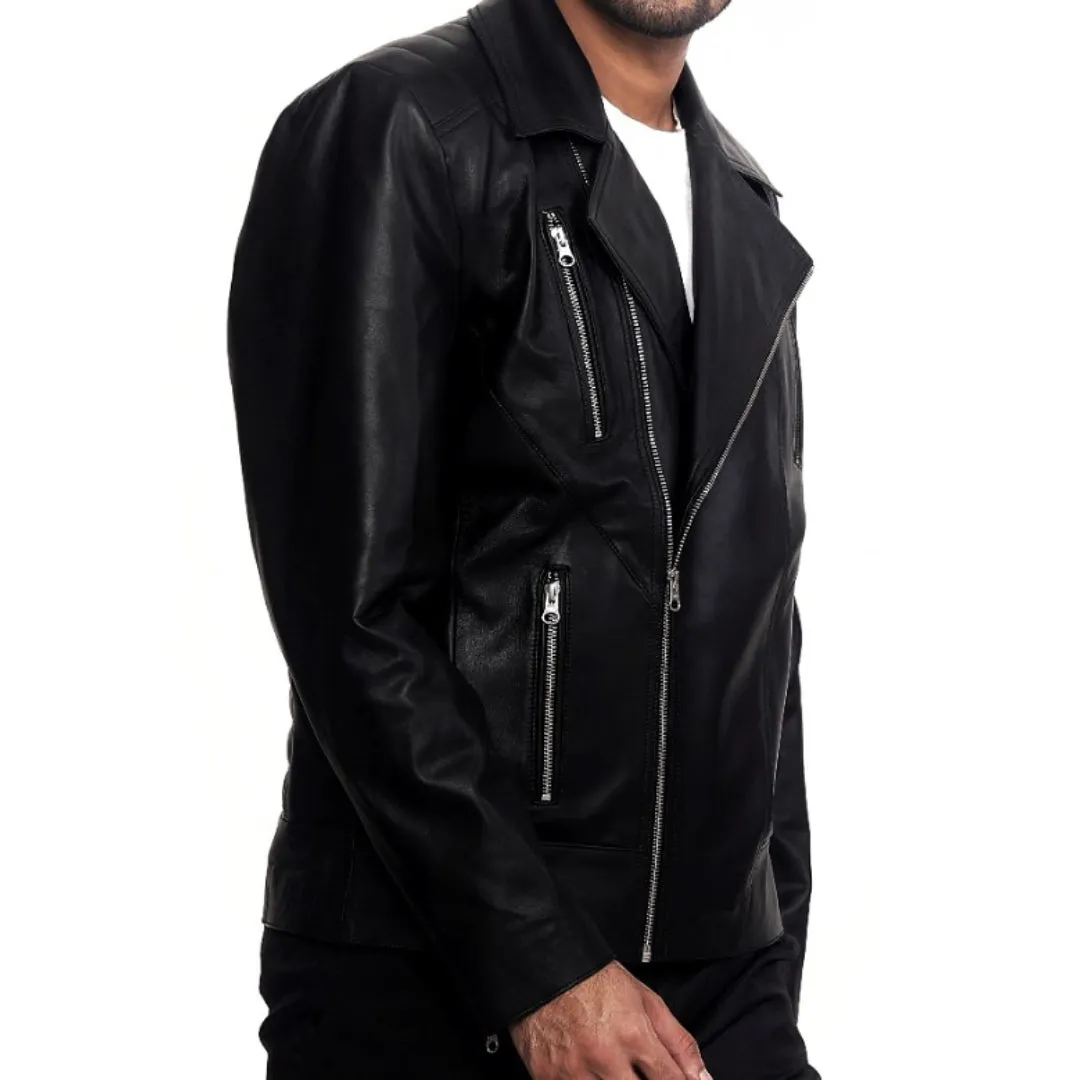 90 Feet Craftitude Lightweight Premium Leather Cruise Jacket