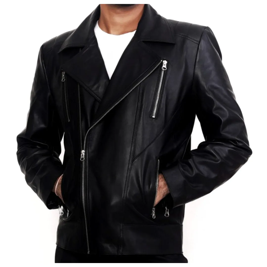 90 Feet Craftitude Lightweight Premium Leather Cruise Jacket