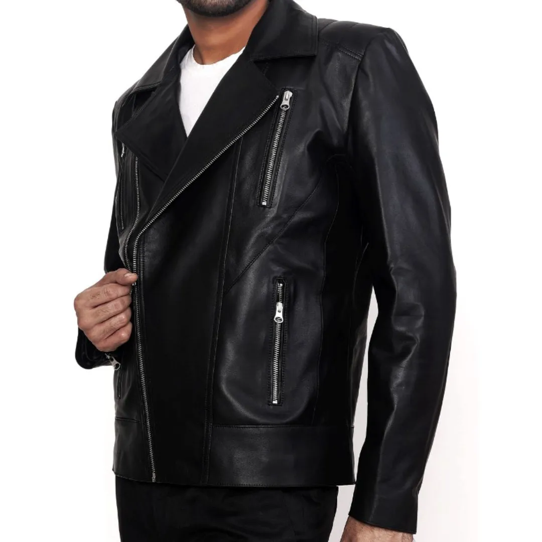 90 Feet Craftitude Lightweight Premium Leather Cruise Jacket