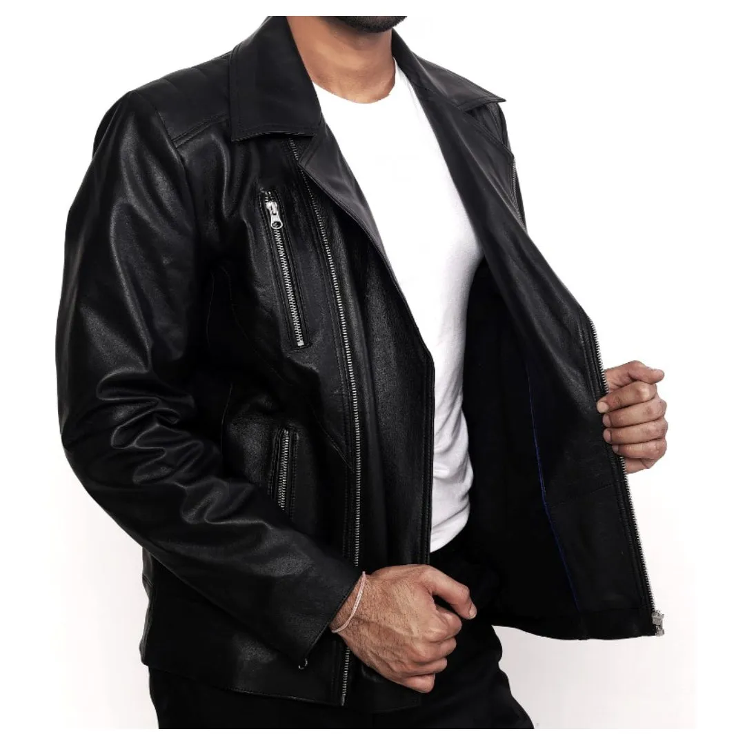 90 Feet Craftitude Lightweight Premium Leather Cruise Jacket