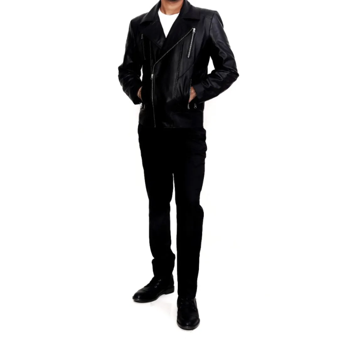 90 Feet Craftitude Lightweight Premium Leather Cruise Jacket