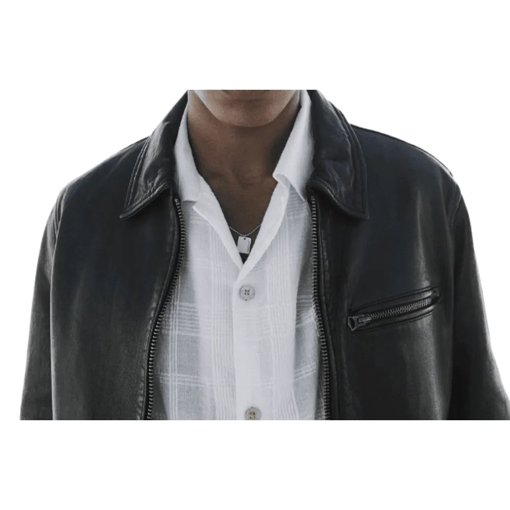 90 Feet Rayahn Genuine Leather Casual Jacket for Men