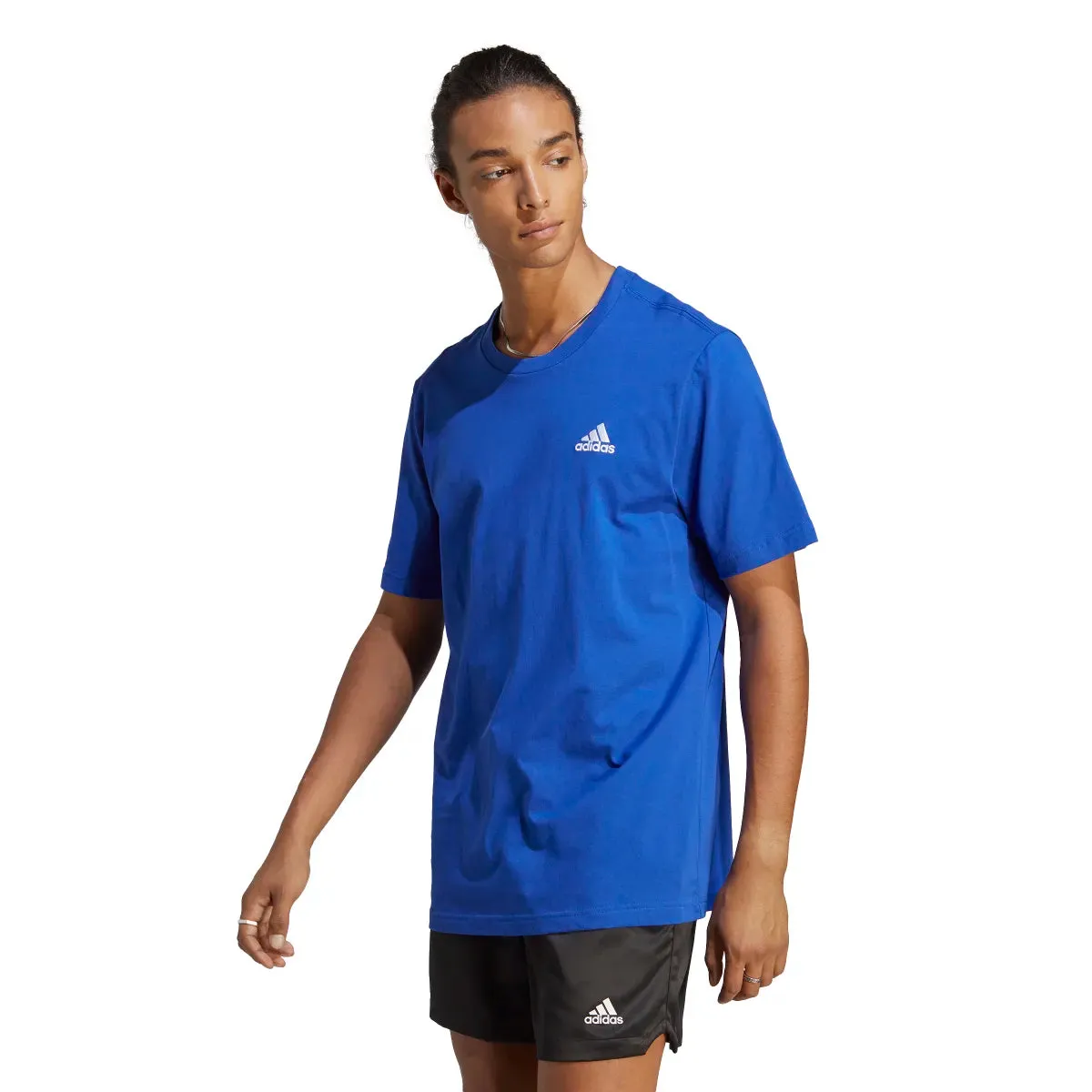 adidas Men's Short Sleeve Single Jersey T-Shirt (Tall)