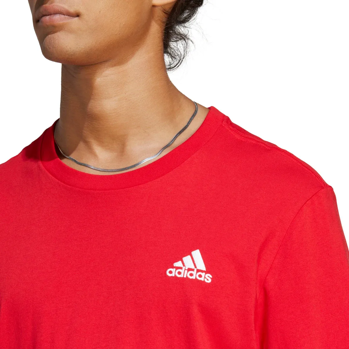 adidas Men's Short Sleeve Single Jersey T-Shirt (Tall)