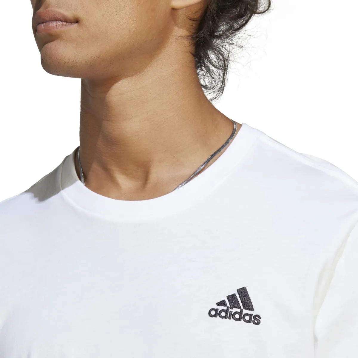 adidas Men's Short Sleeve Single Jersey T-Shirt (Tall)