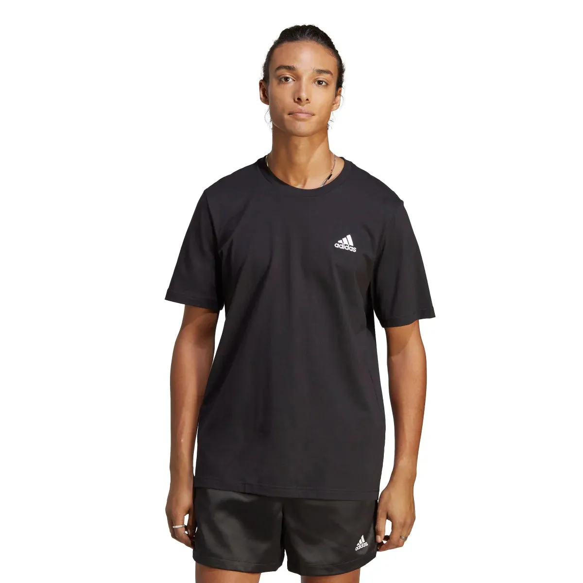 adidas Men's Short Sleeve Single Jersey T-Shirt (Tall)