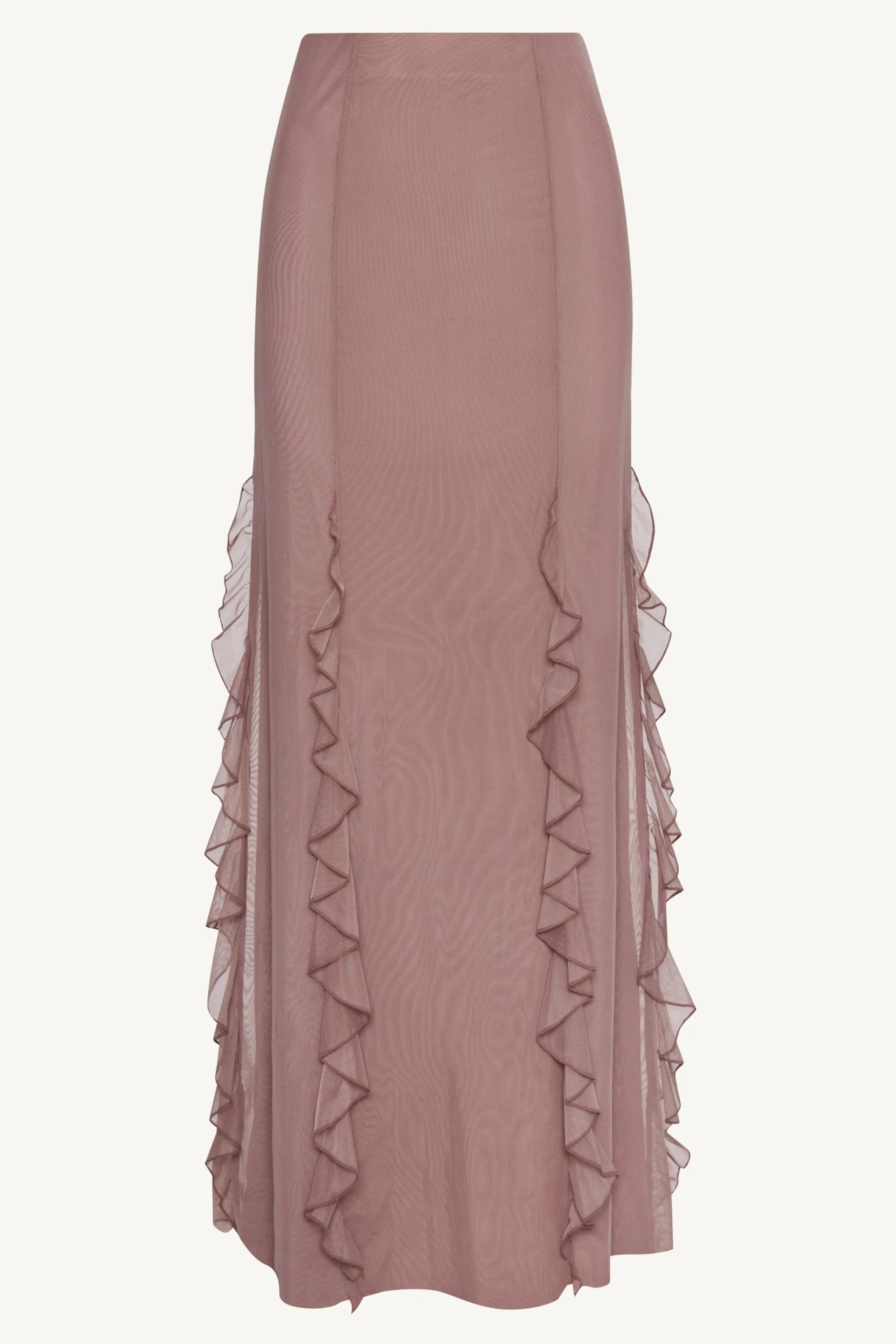 Adriana Waterfall Maxi Skirt - Twilight Mauve