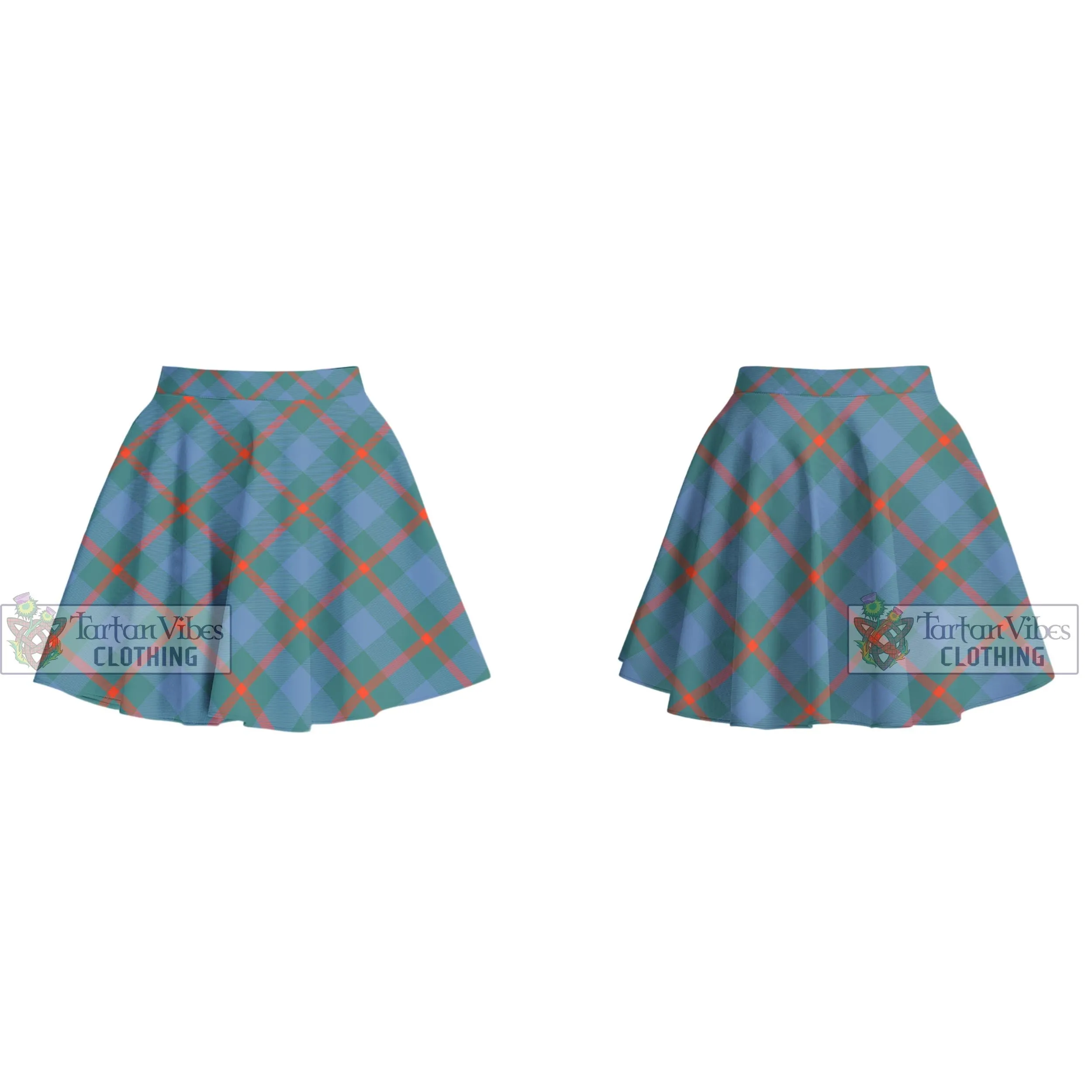 Agnew Ancient Tartan Women's Plated Mini Skirt