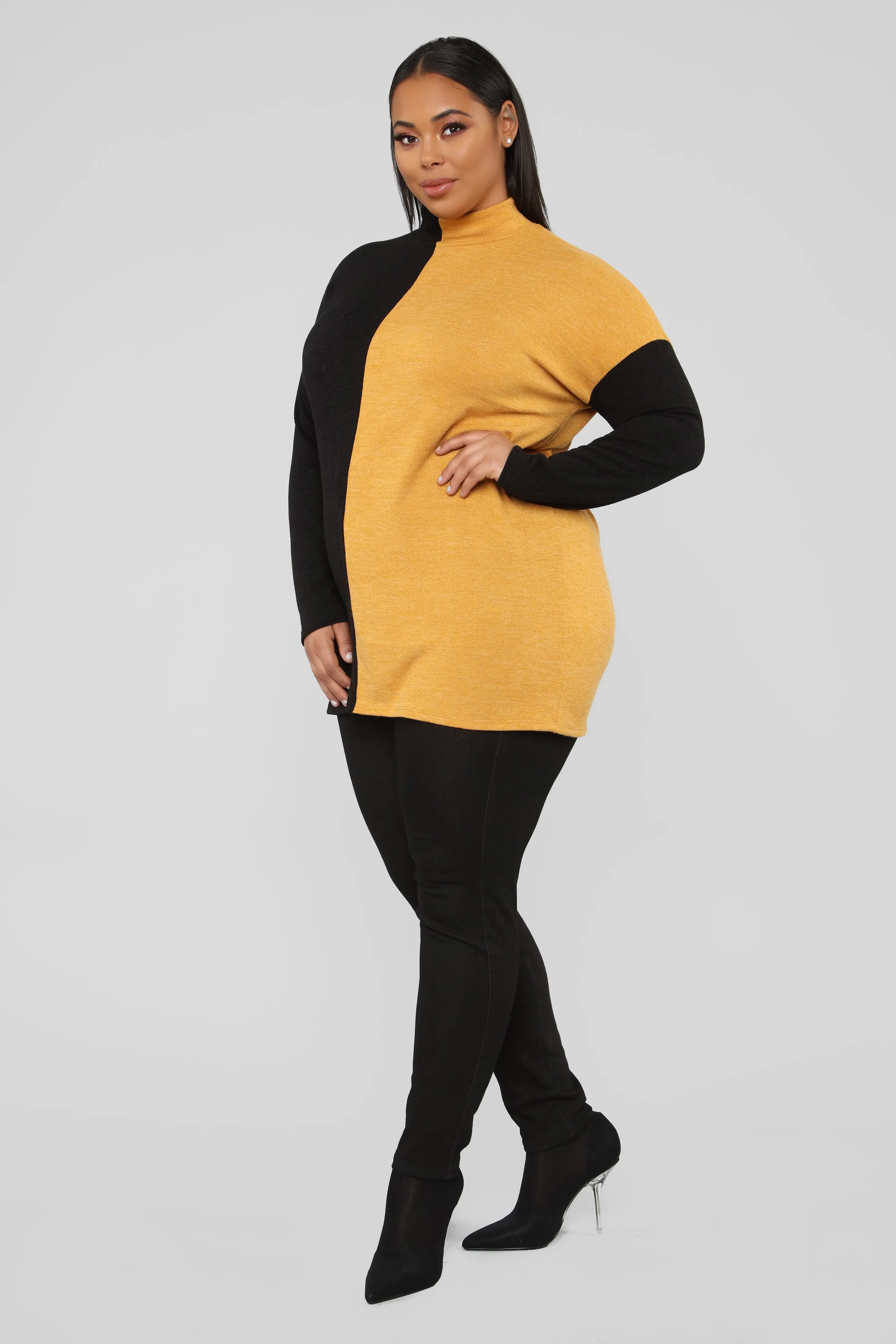 Always Aligned Tunic - Mustard/Combo