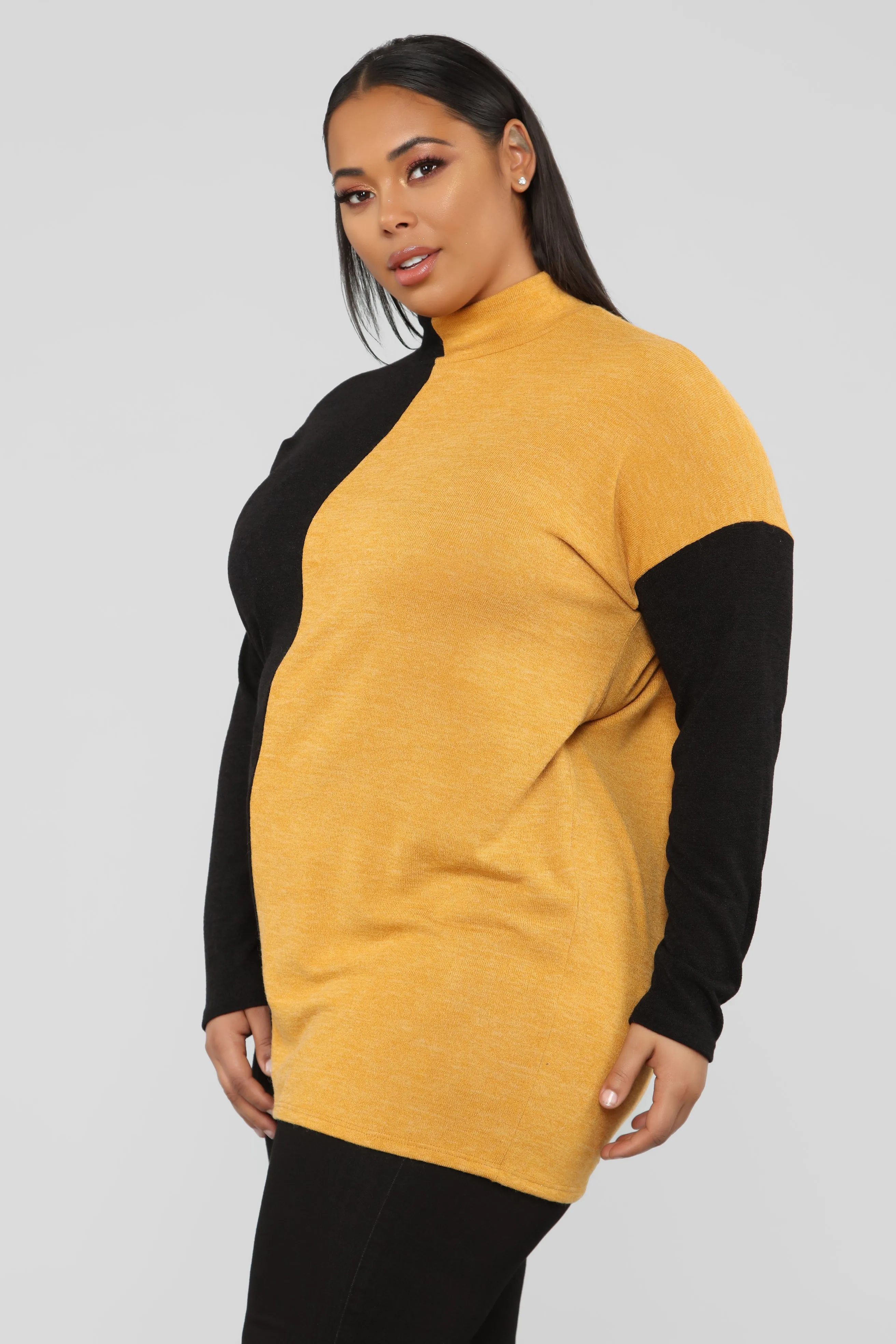 Always Aligned Tunic - Mustard/Combo