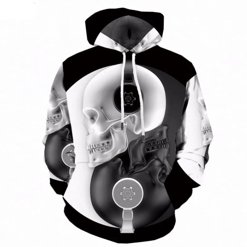 Amazing Skull Hoodies Mens & Women