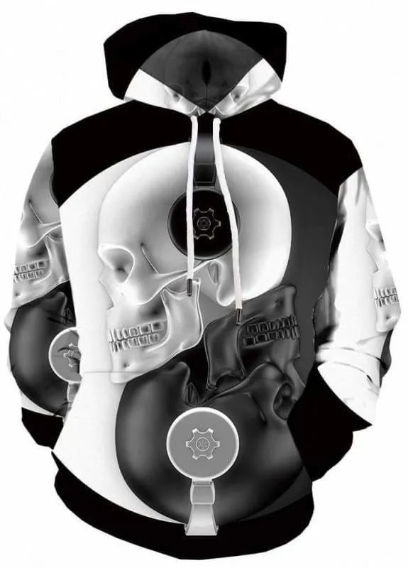 Amazing Skull Hoodies Mens & Women