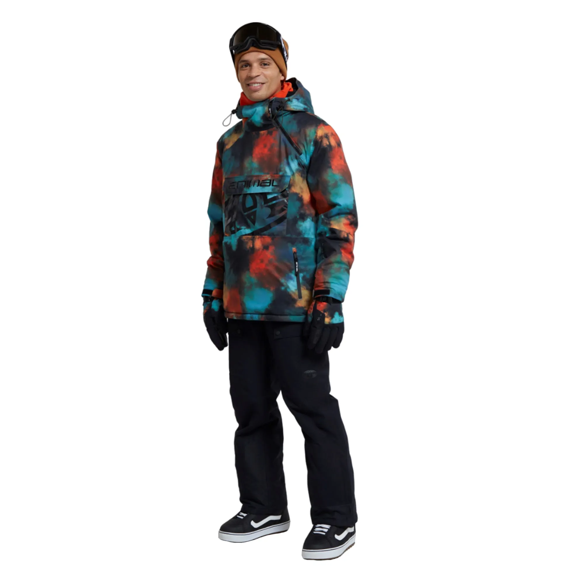 Animal Mens Snowstorm Recycled Ski Jacket