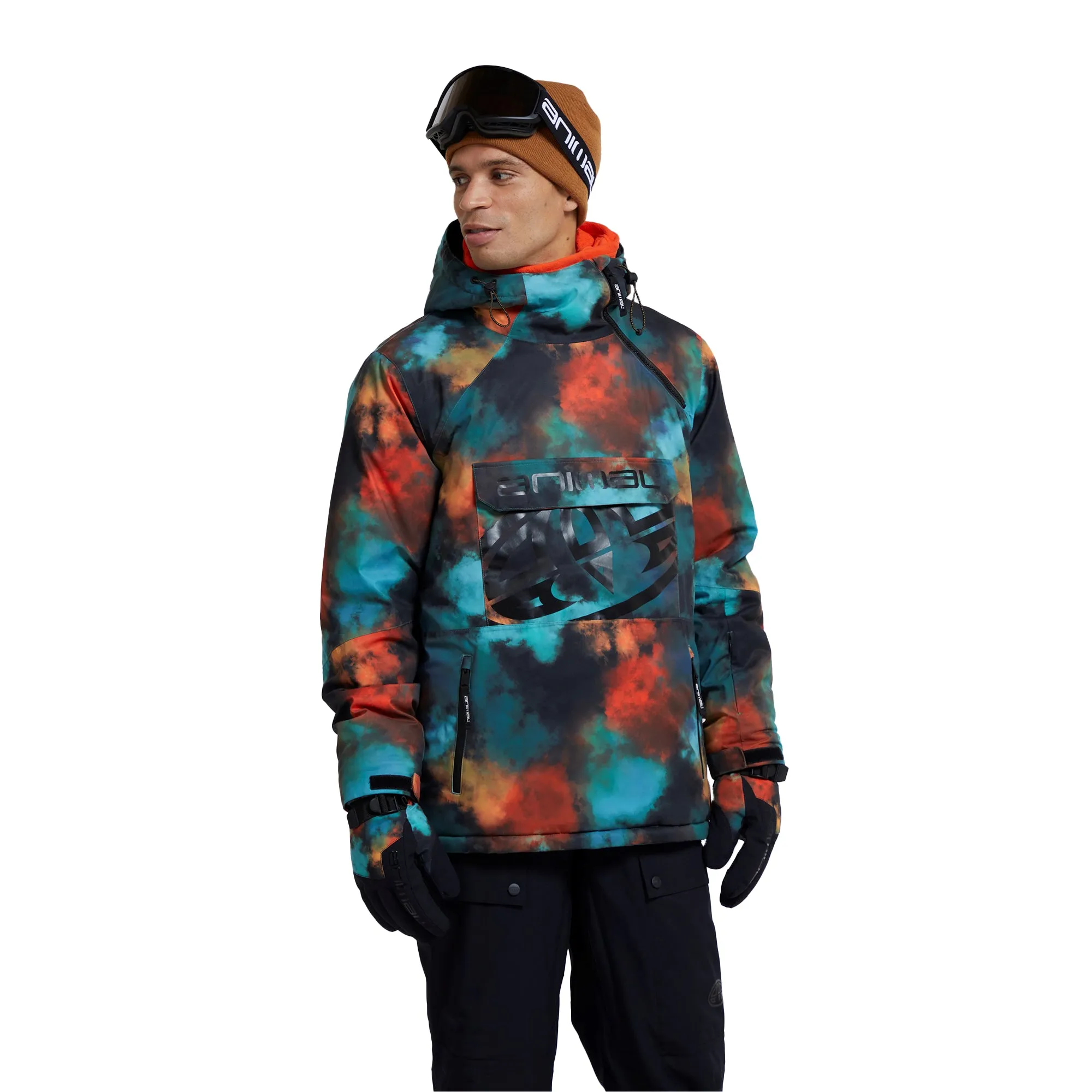 Animal Mens Snowstorm Recycled Ski Jacket