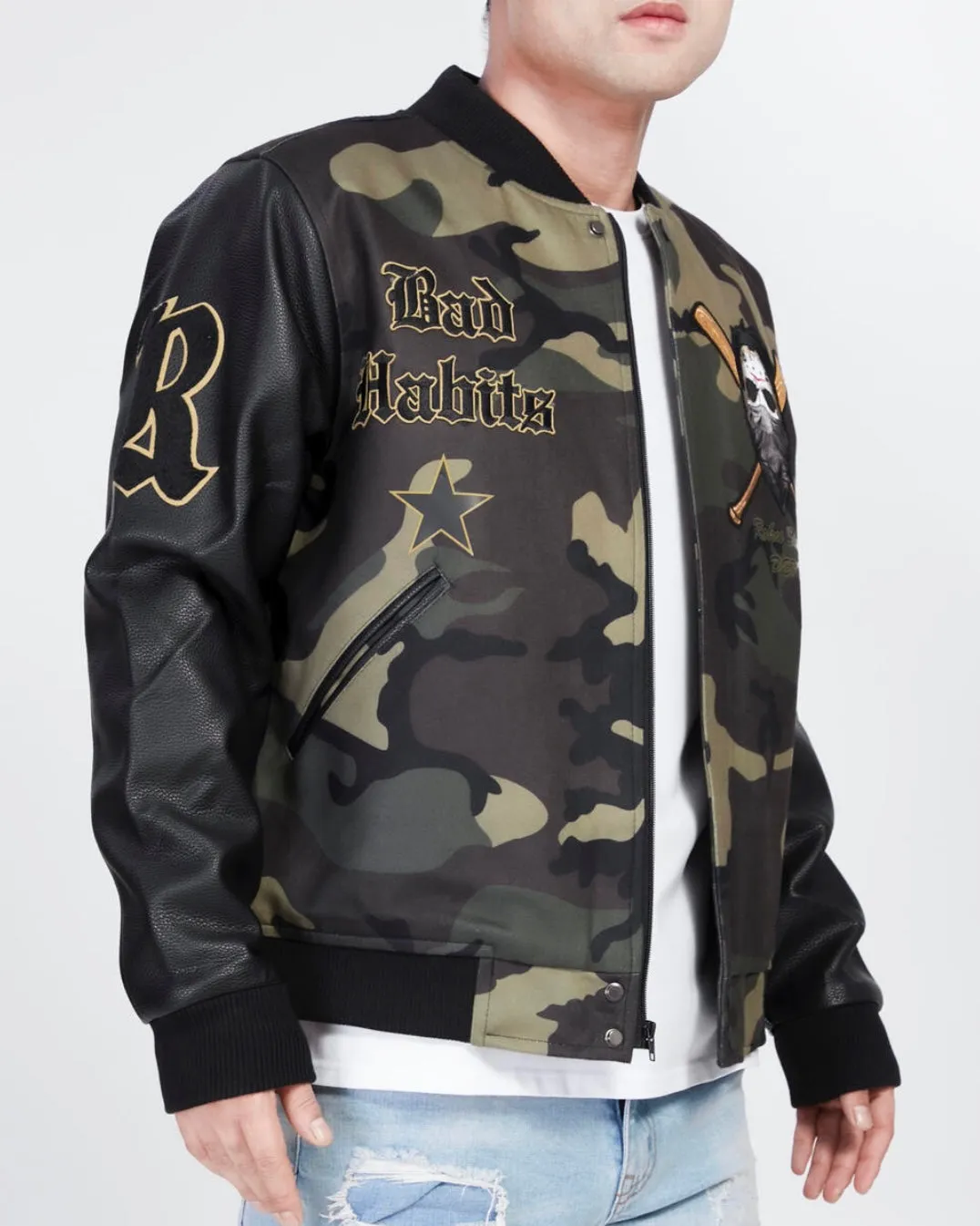 Bad Habits Varsity Jacket