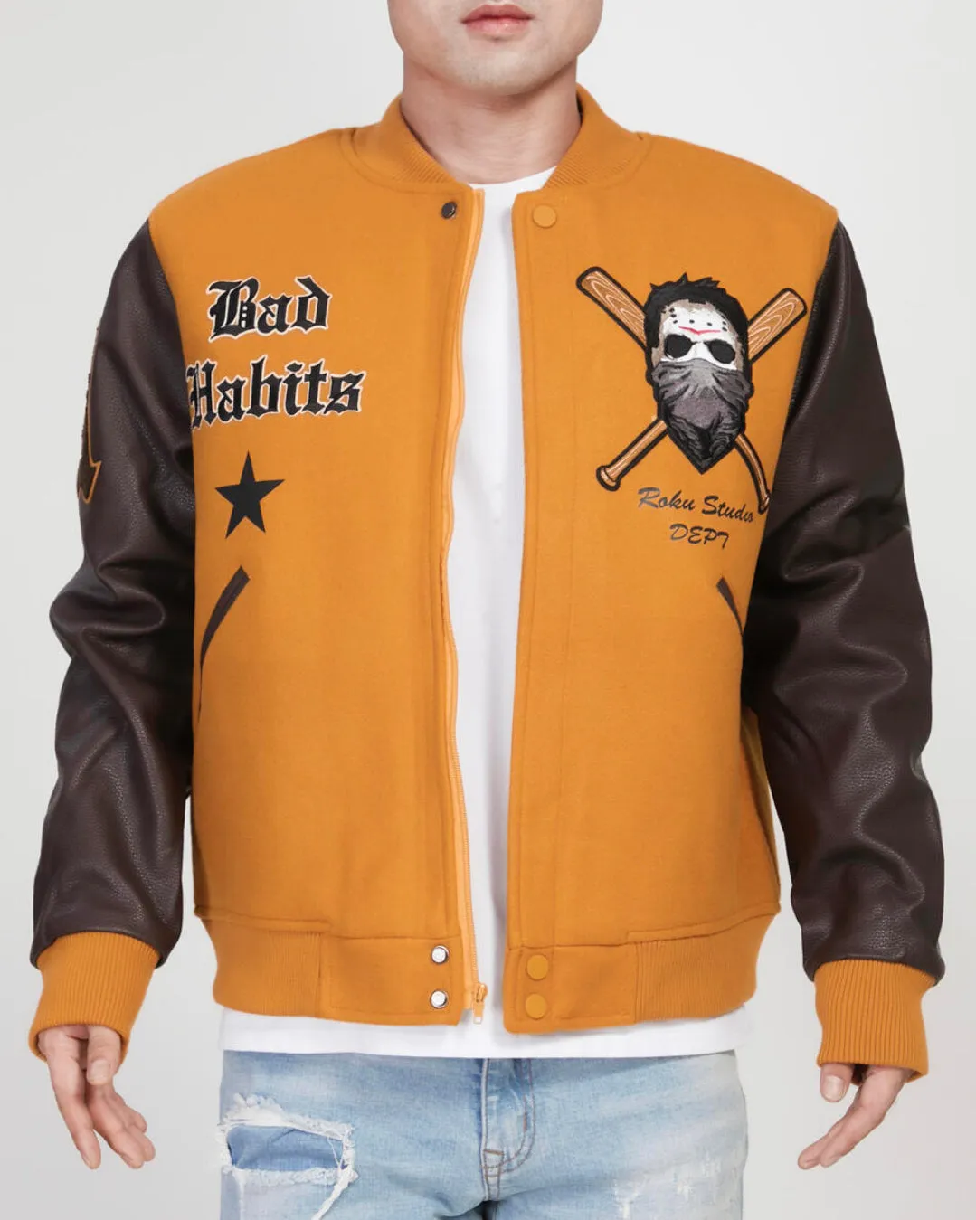 Bad Habits Varsity Jacket