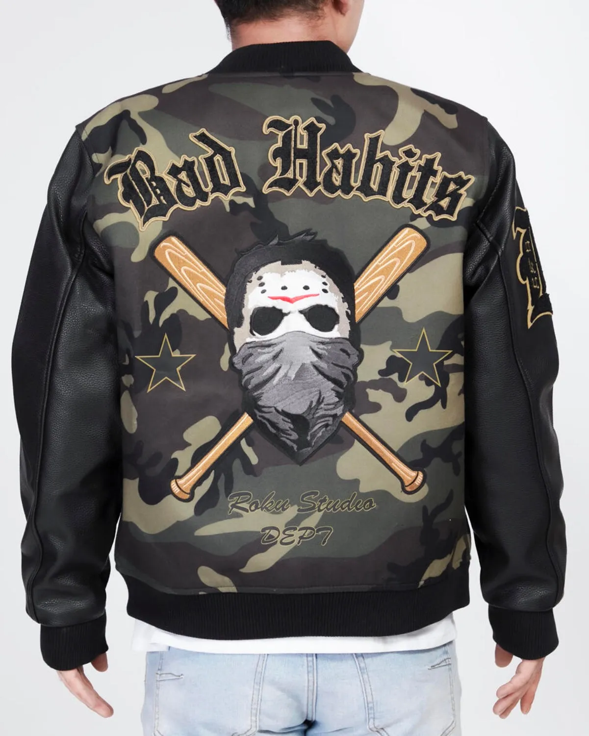 Bad Habits Varsity Jacket