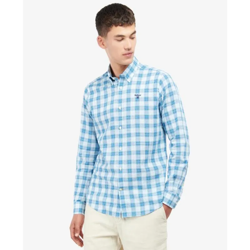 Barbour Spillman Mens Shirt - Sky