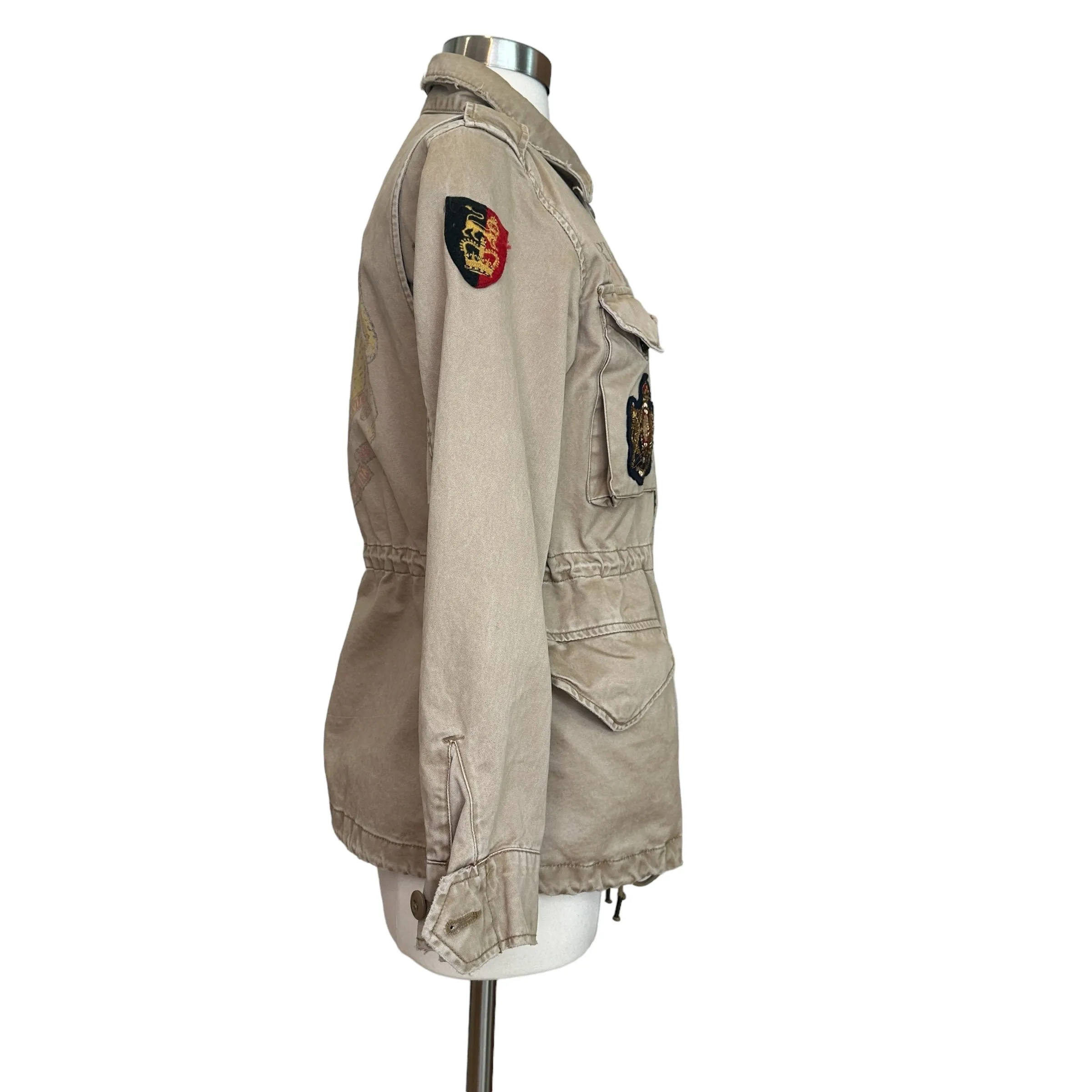 Beige Utility Jacket - XS