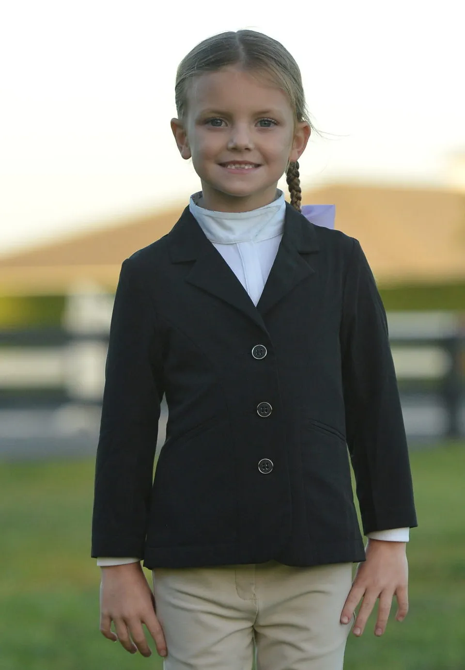 Belle & Bow | BLACK | Featherweight Show Coat