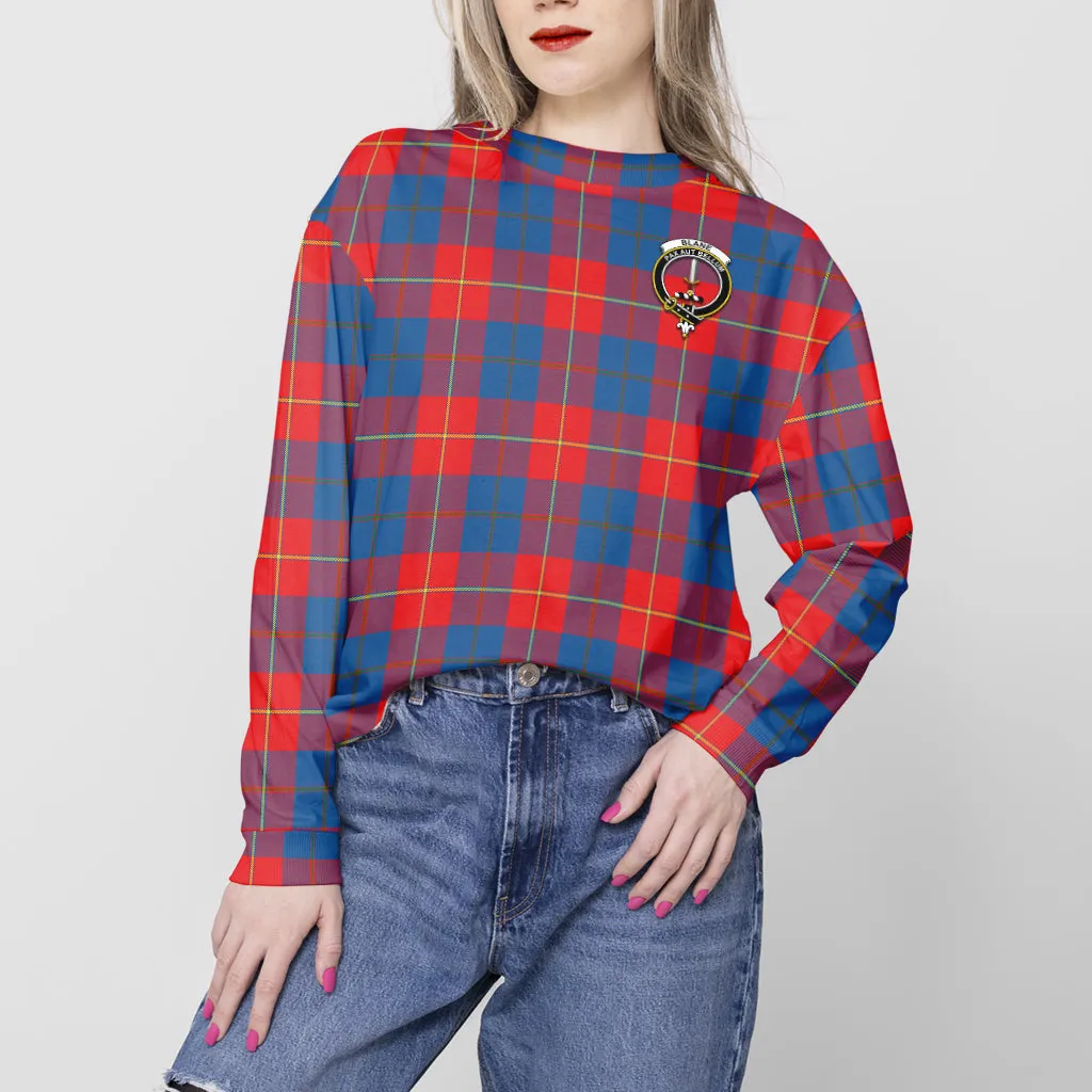 Blane Tartan Sweatshirt with Family Crest