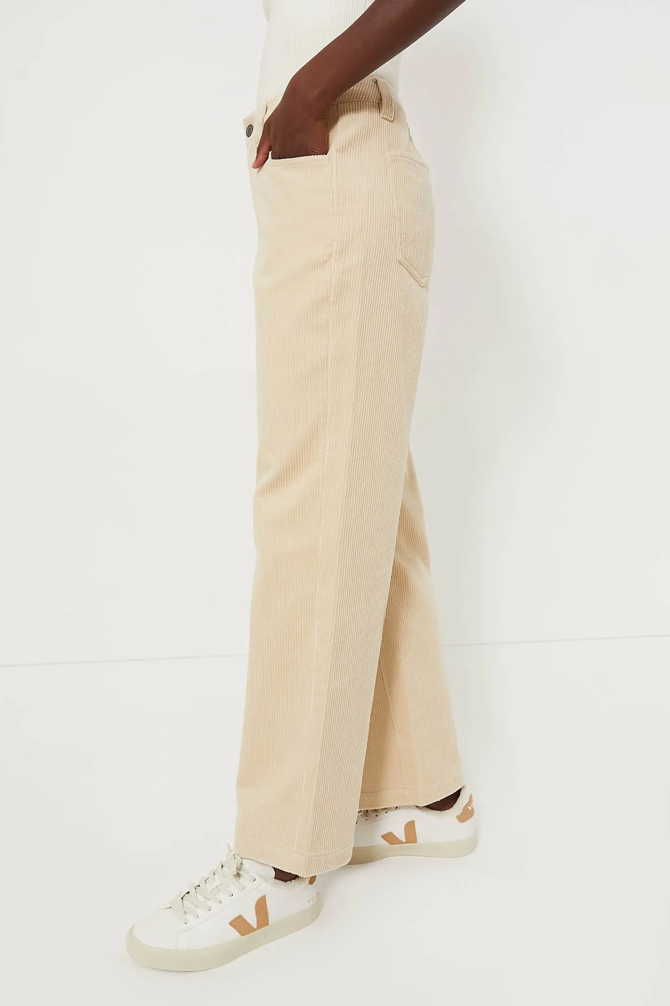 Bone Camden Pant in Corduroy