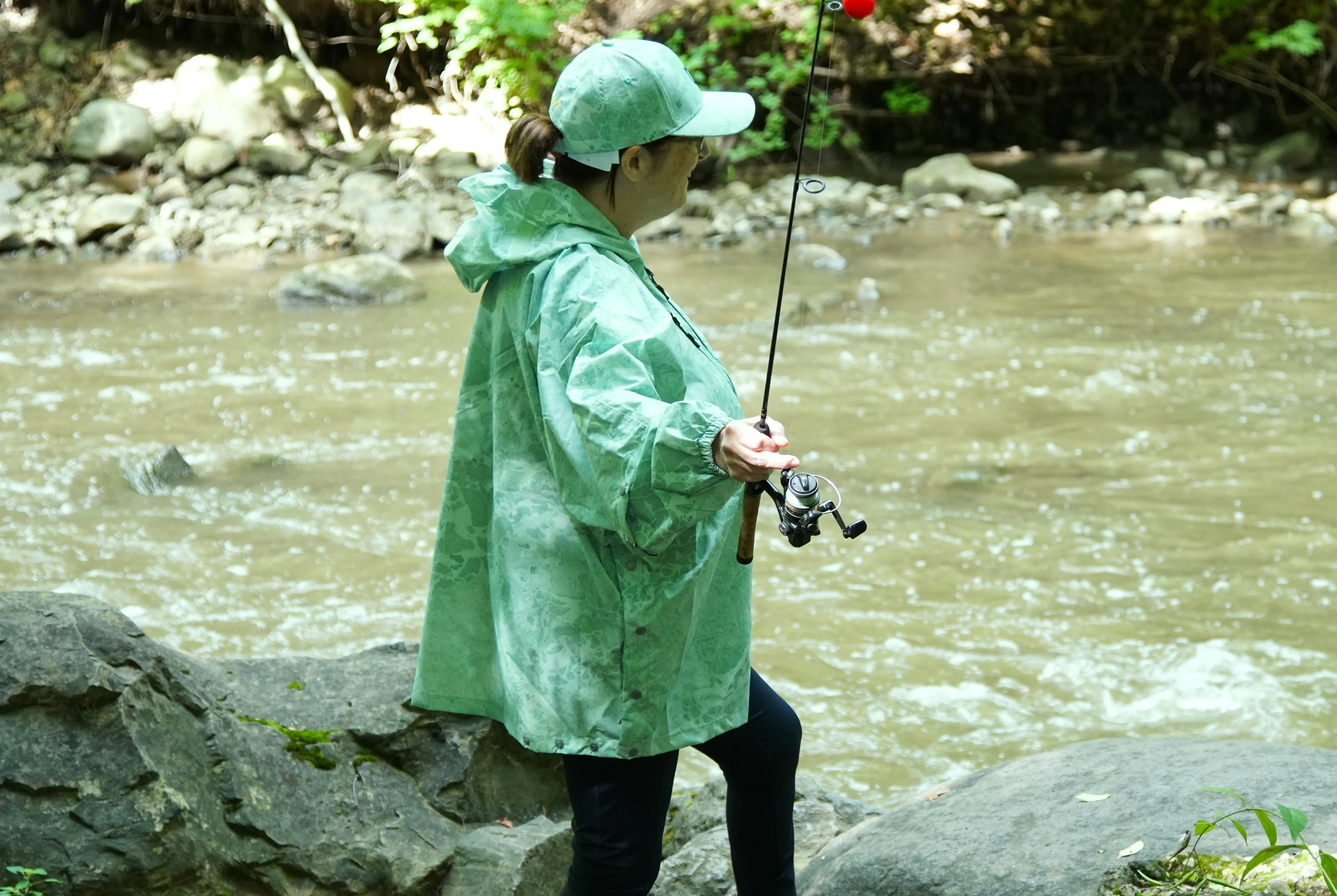 Brella 2015 Light Green Unisex Rain Jacket