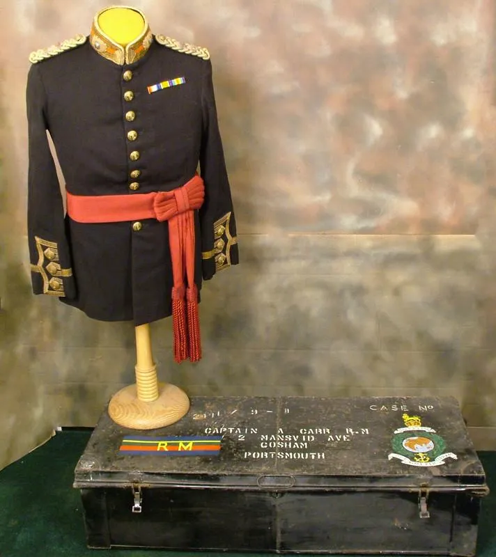 British Royal Marine Officer Tunic: Captain Carr (One Only)