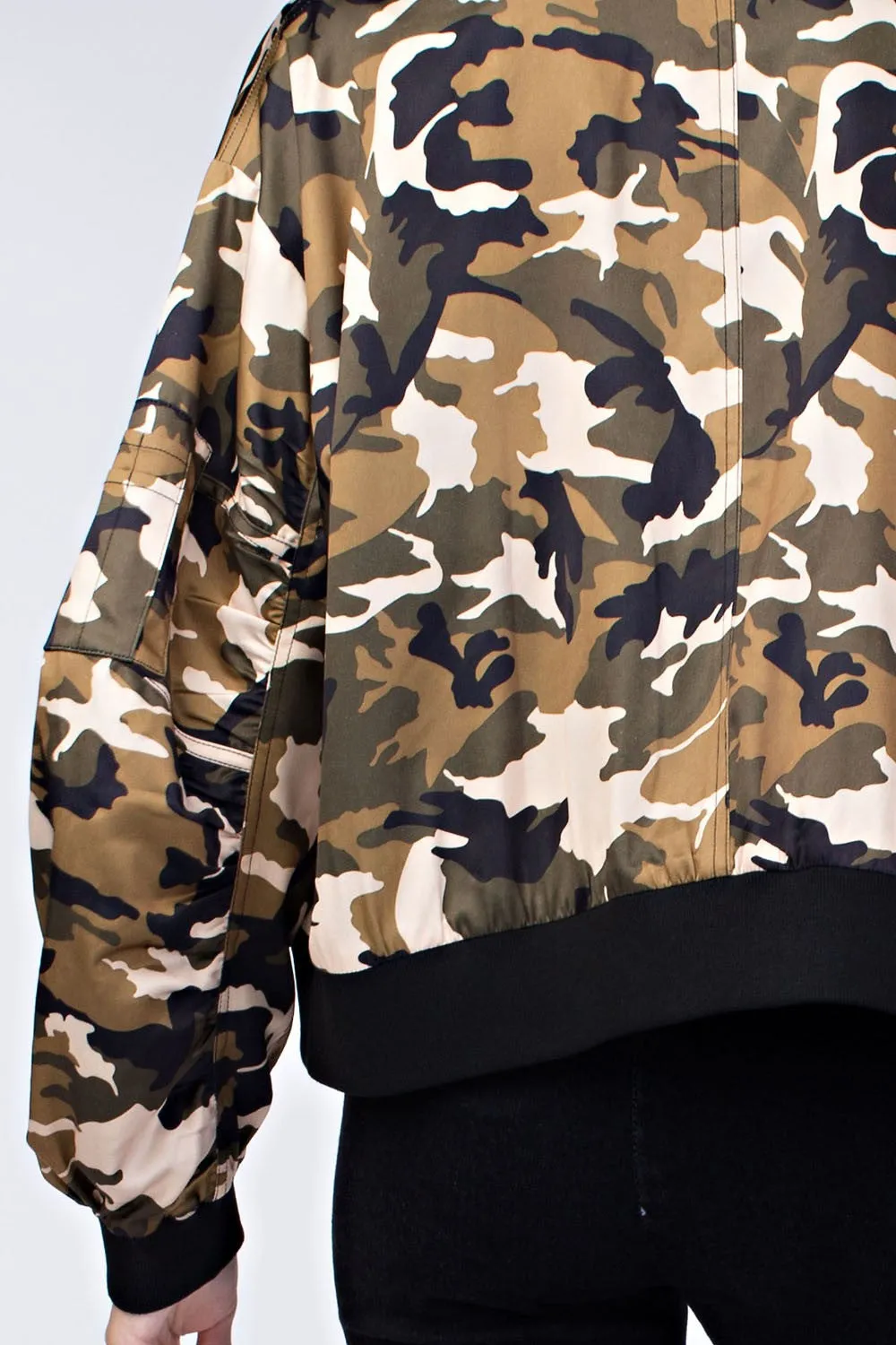 Camo Bomber Jacket