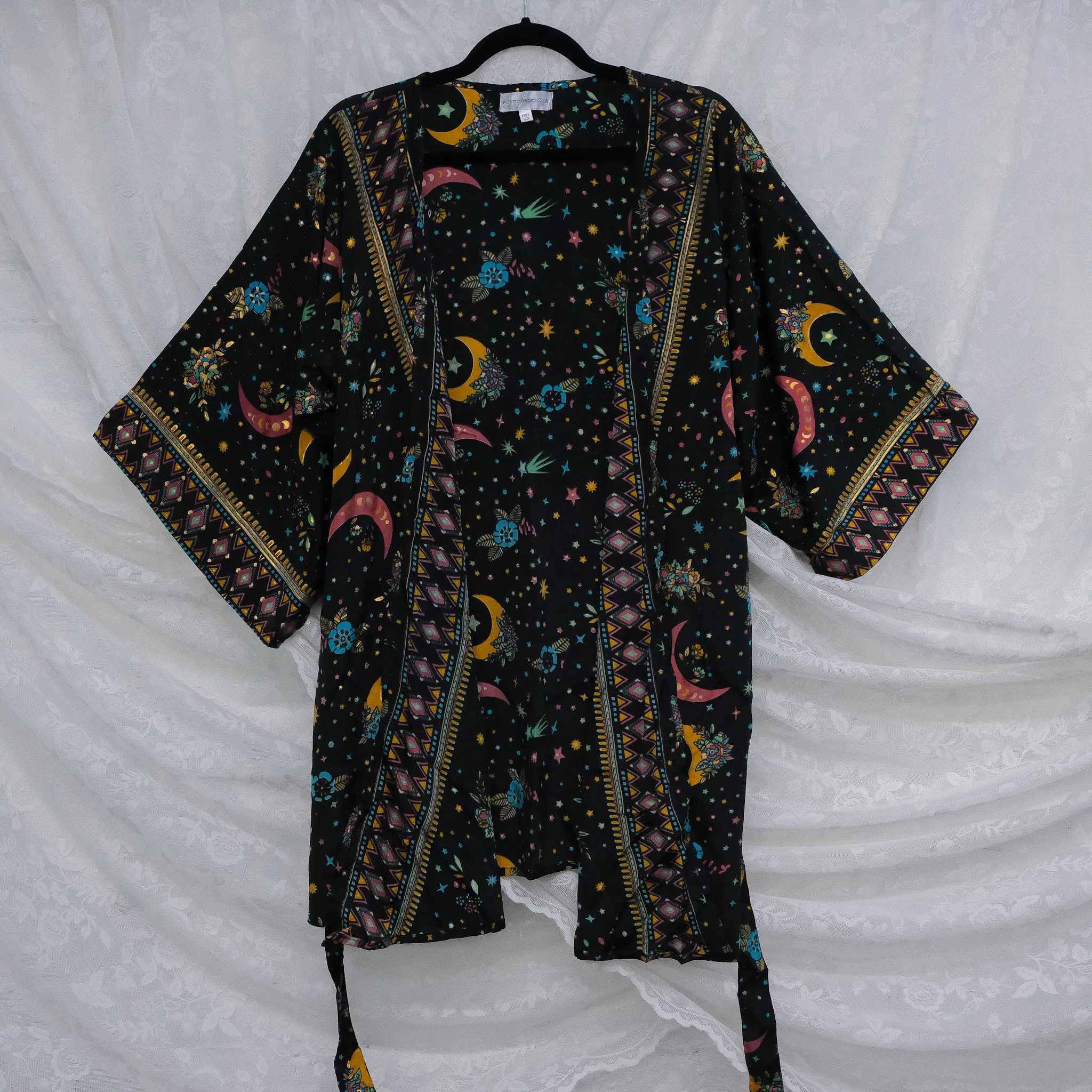 Celestial Short Boho Kimono