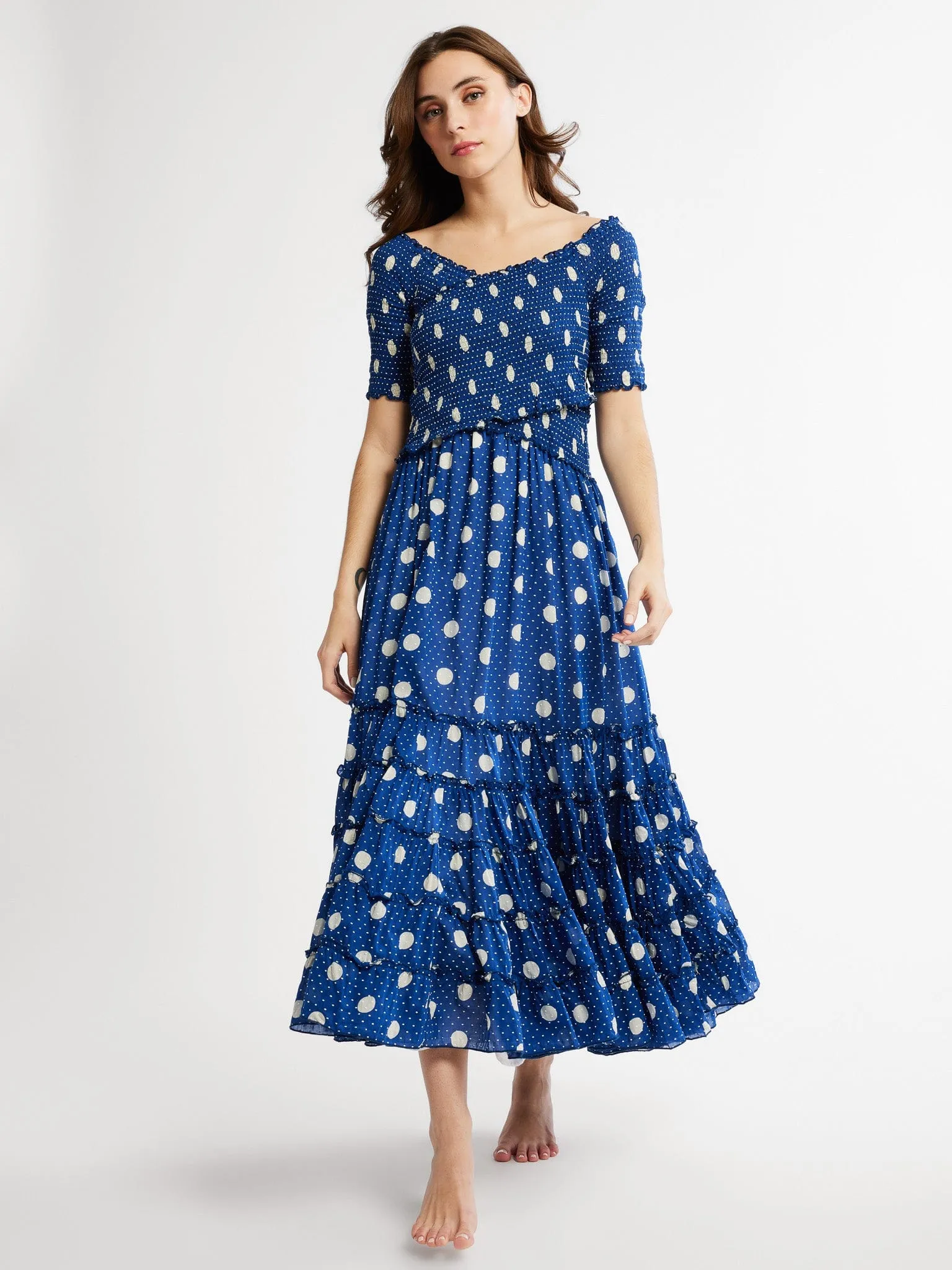 Celia Dress in Summer Moon