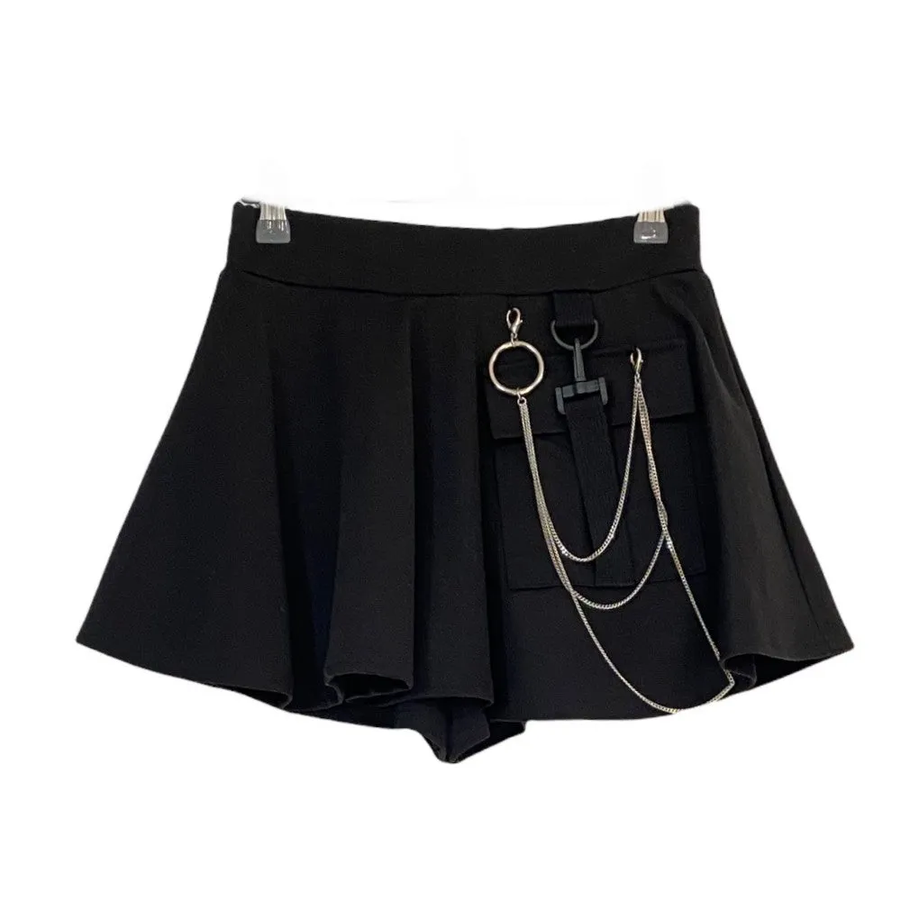 Chain Pocket Mini Skirt #Lewkin Original #1126K102