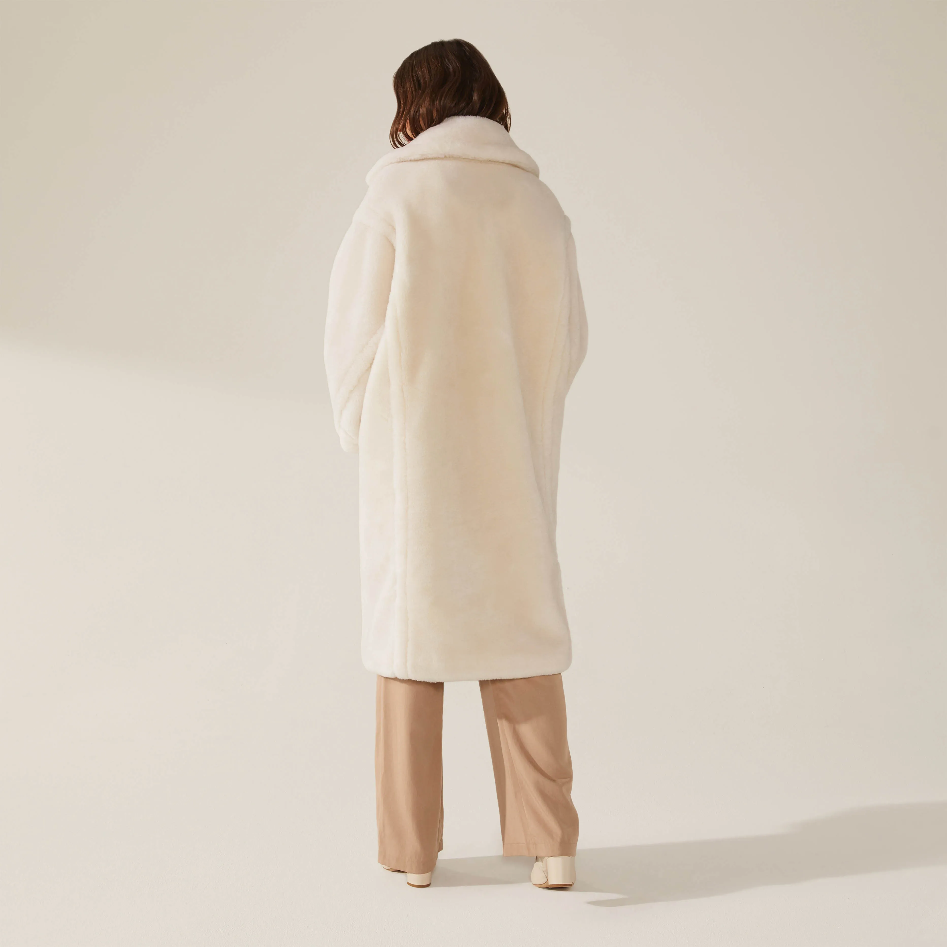 Charlotte Australian Wool Oversized Teddy Coat