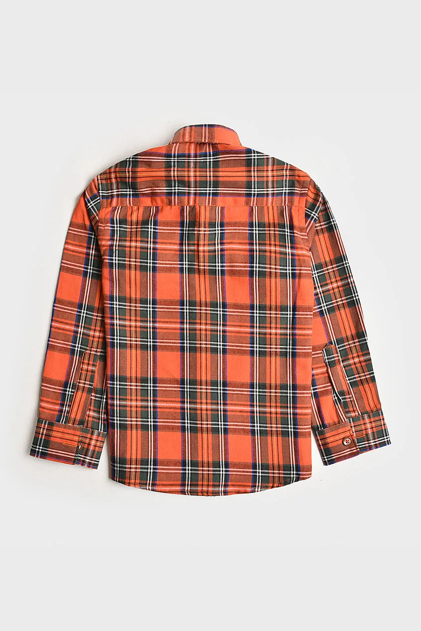 Checked Flannel Casual Shirt