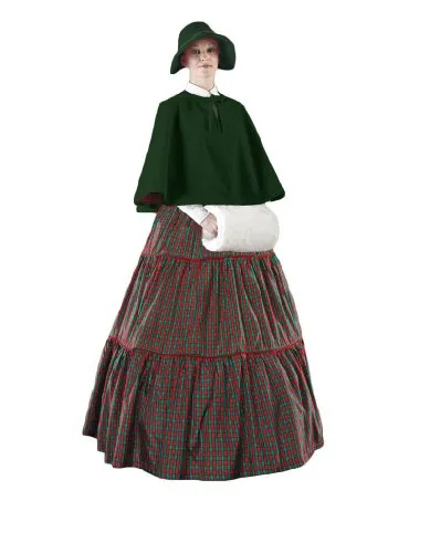 Christmas Caroler Costume / Charles Dickens / Santa Helper / Broadway Quality