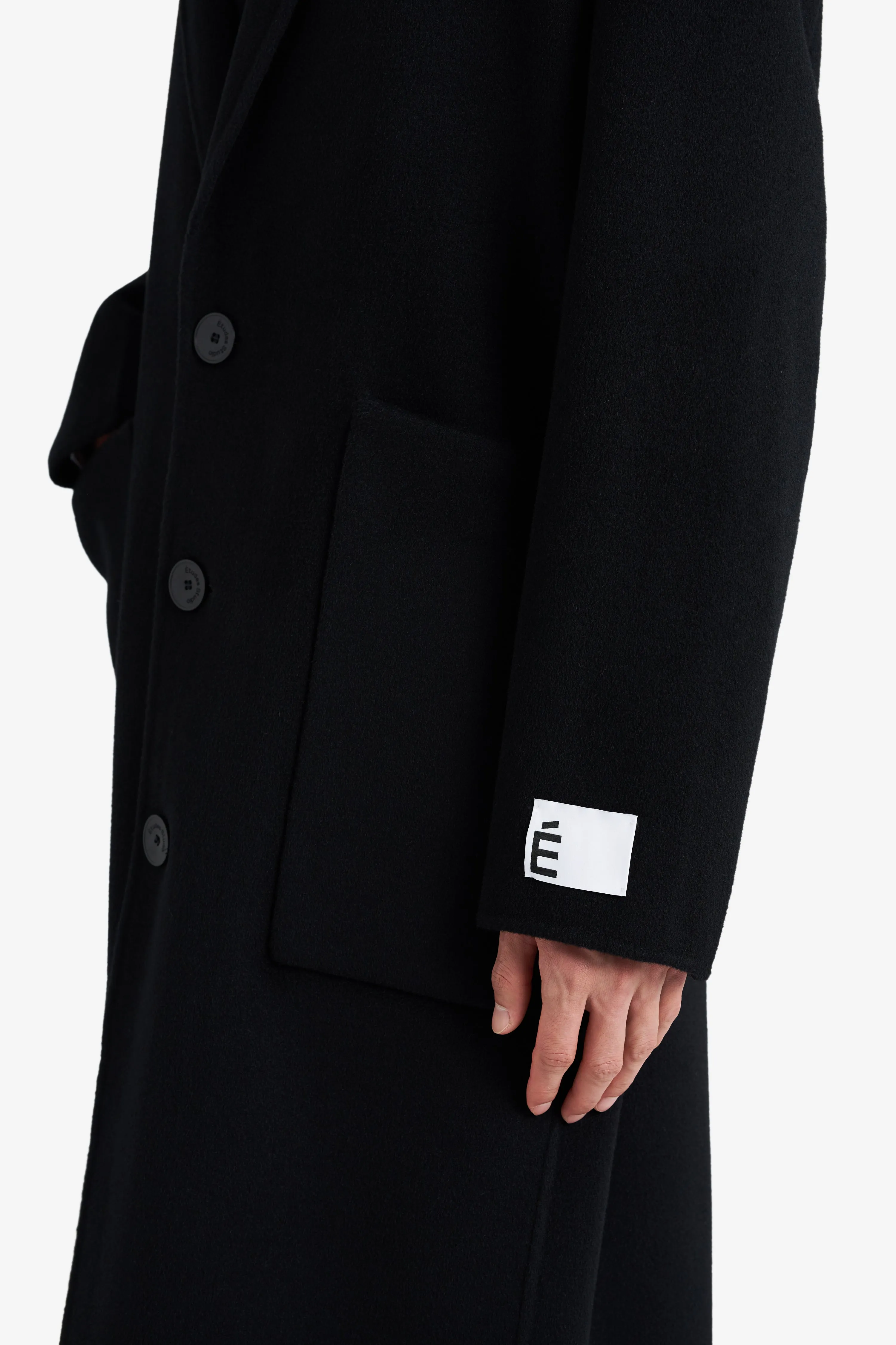 CLASSIC WOOL COAT BLACK