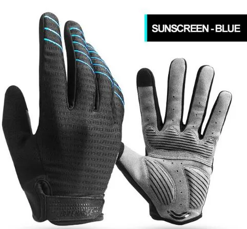 CoolChange Cycling Gloves Full Finger Sport Shockproof MTB Bike Touch Screen  Bicycle Sponge