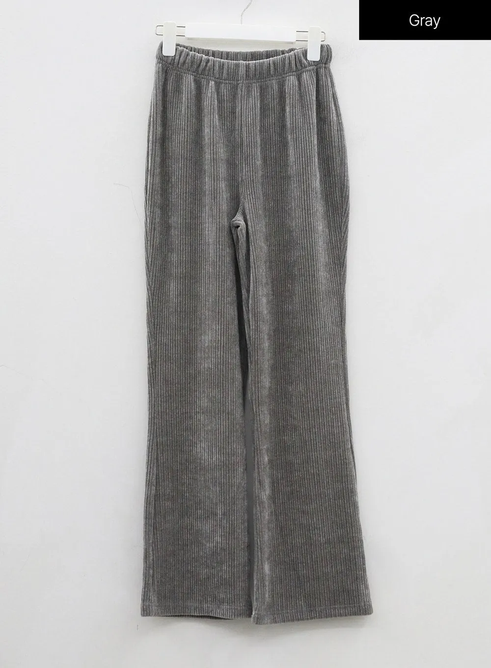 Cotton Blend Wide Leg Track Pants OJ313