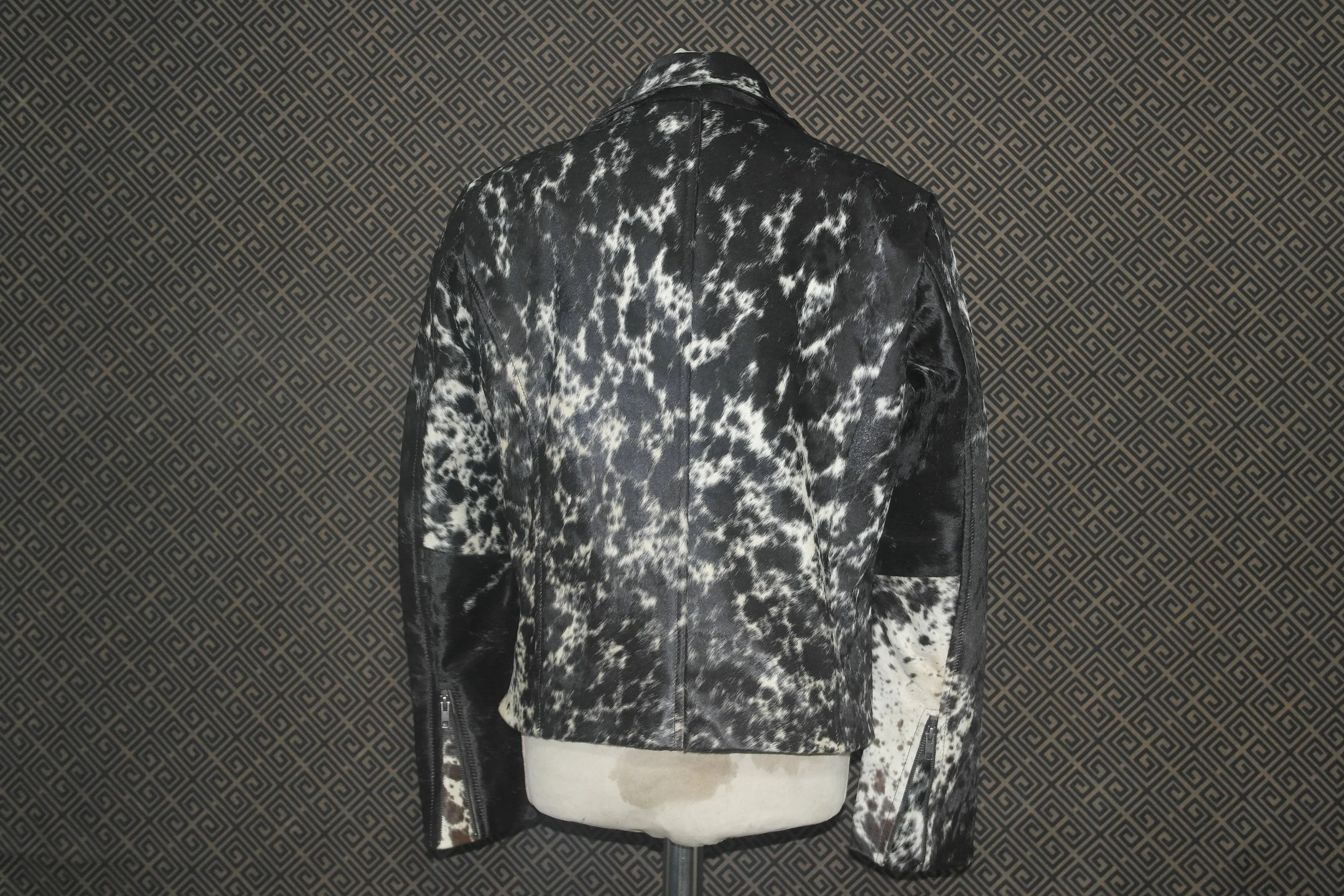 Cowhide pony skin jacket