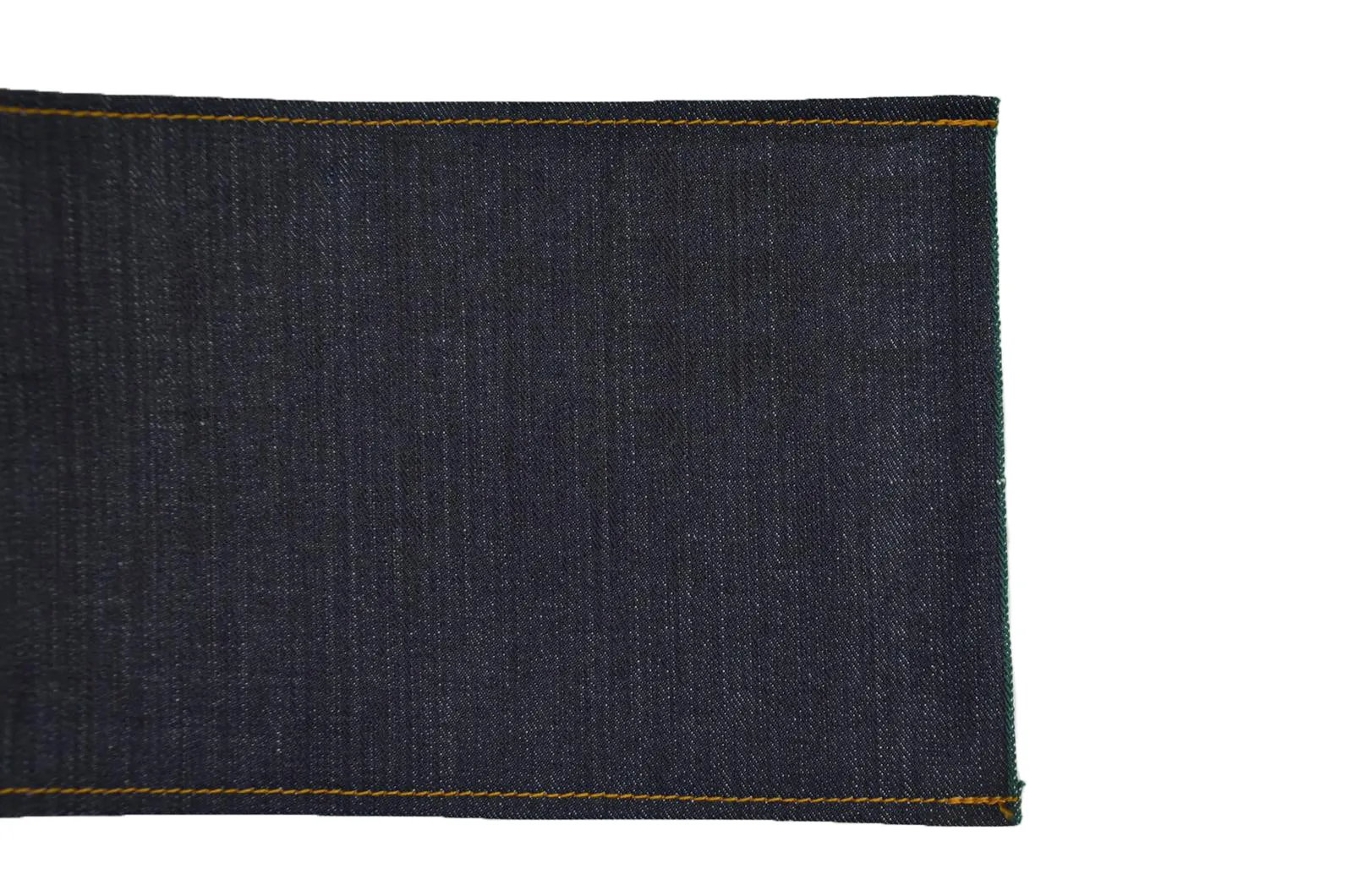 DEEP INDIGO FOREST GREEN SELVEDGE DENIM *