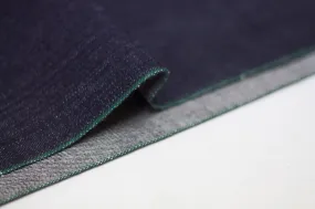 DEEP INDIGO FOREST GREEN SELVEDGE DENIM *