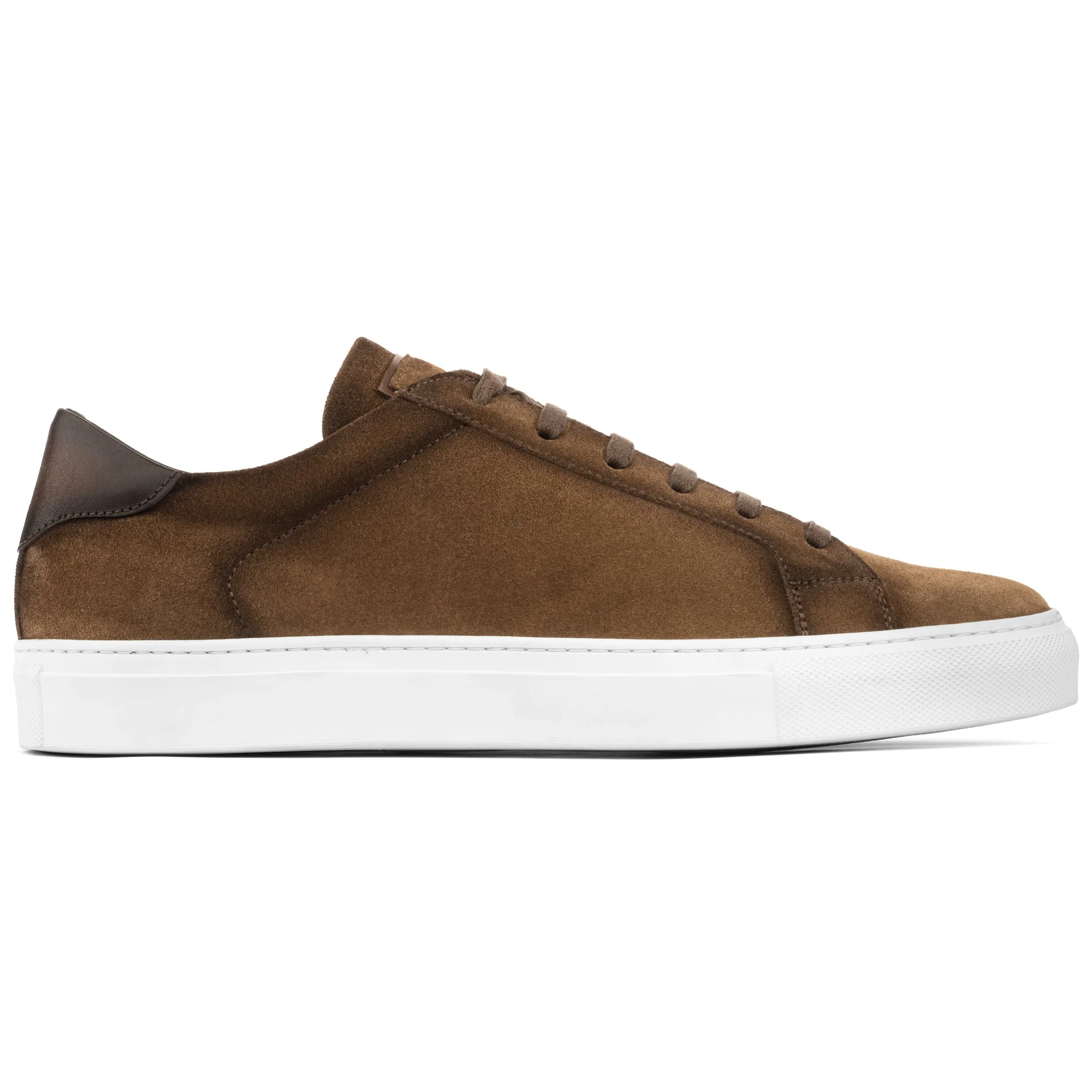 Derrick Mid Brown Suede Sneaker