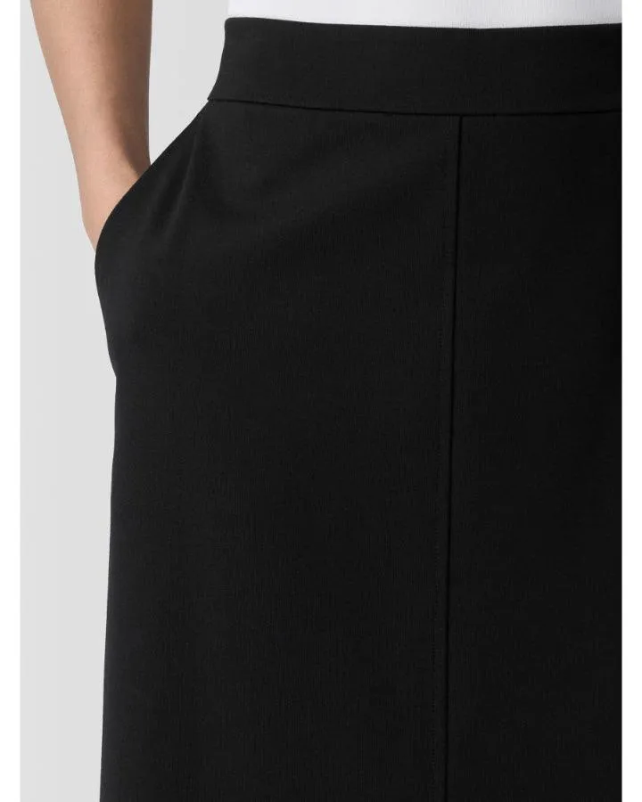 Eileen Fisher Front Slit Ponte Maxi Skirt