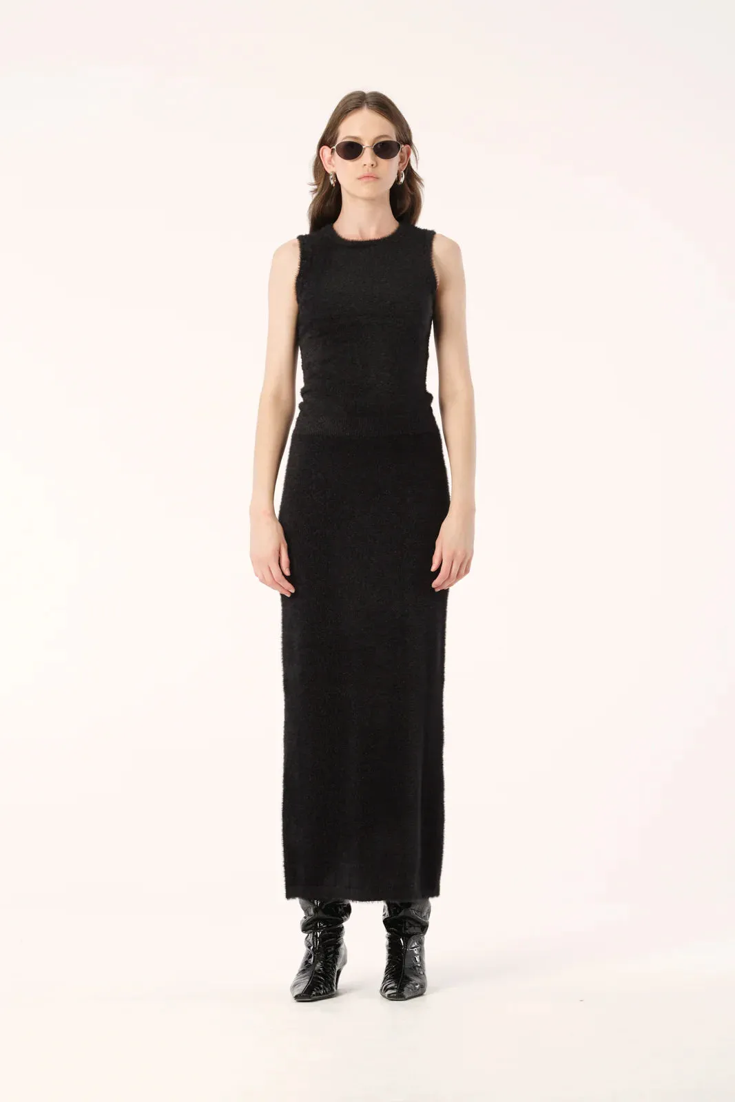 Elka Collective HARVIE SKIRT BLACK LUREX