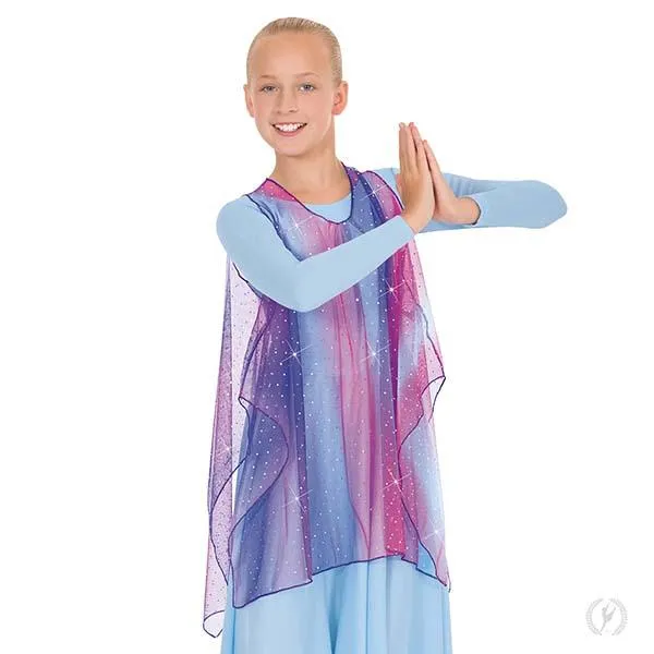 Eurotard 13848 Girls Soft Skies Draper Tunic