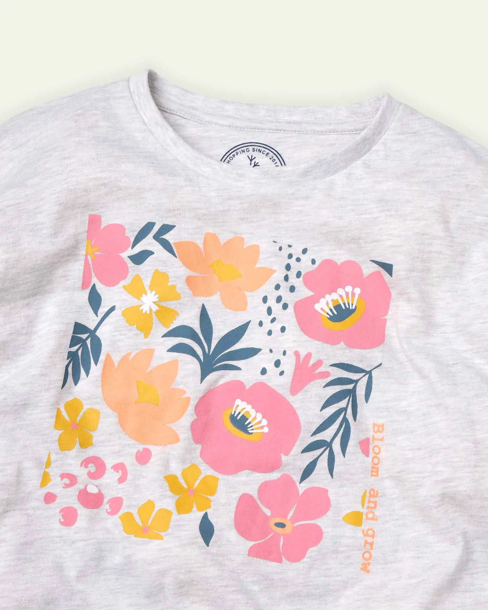 Floral Graphic Kimono T-Shirt