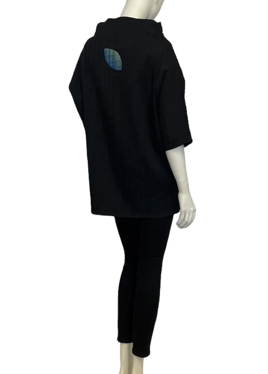 Foliage Pleated Joule tunic