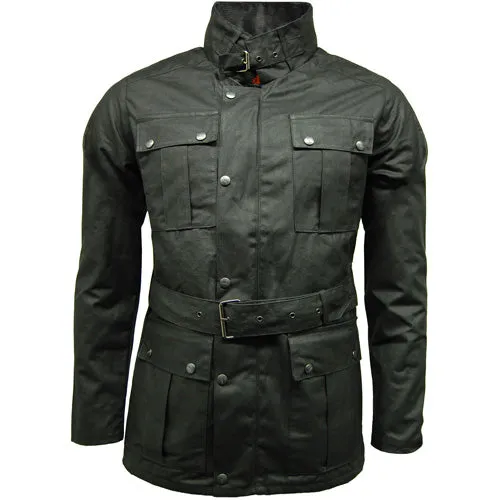 Game Continental Belted Motorcycle Wax Jacket - Stylish & Durable | Premium UK Made