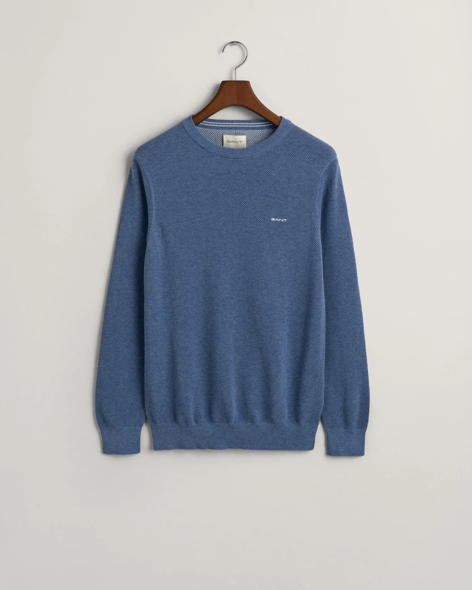 GANT Cotton Pique Crew Neck Jumper